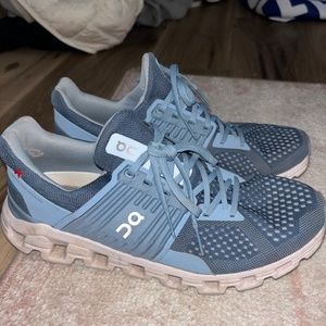 On cloud shoes
